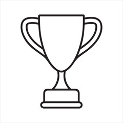 gold trophy cup icon