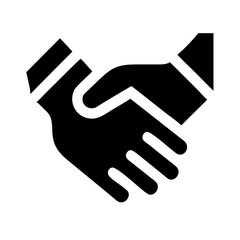 Fototapeta premium Illustration of a handshake, symbolizing agreement
