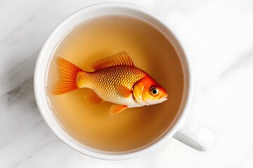 goldfish in aquarium
