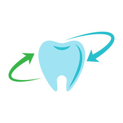 Dental care logo icon design