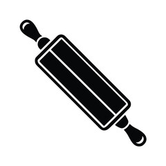 Rolling Pin Outline Vector Illustration