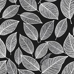 Elegant leaf pattern