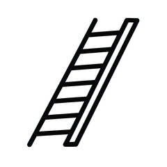 Agility Ladder Outline Vector Illustration