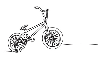 Line Art BMX Bicycle