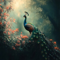 Fototapeta premium Peacock bird