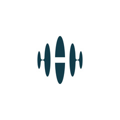 the initial vector H forms a sound wave