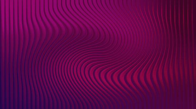 Illustration of abstract wavy lines background with deep purple hues creating a visually captivating and mysterious design, perfect for adding a touch of sophistication