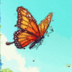 Various oil paintings, flowers, streams, scenery, chrysanthemums, village houses, lakes, butterflies, roses, peonies, flowers