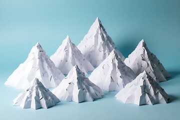 snow covered mountains