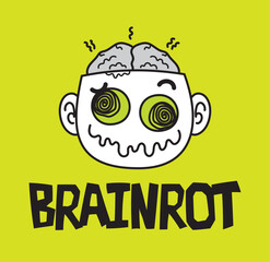 Brainrot Cartoon Head