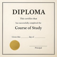 diploma certificate
