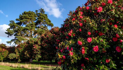 Blooming Camellia Garden