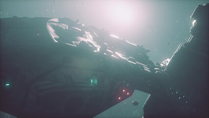 advanced space station surveys a cosmic mist of interstellar dust and gas © icetray