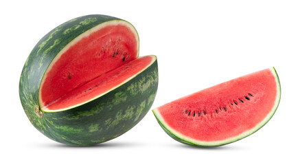 watermelon isolated on transparent png (Image from camera) © supamas