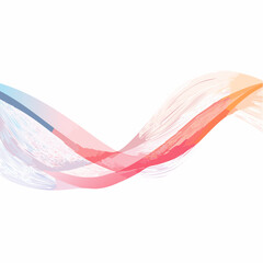 Abstract Wave in Motion: A vibrant, flowing wave of blended colors undulates across the frame, exuding a sense of dynamism and elegance. The sweeping strokes evoke a feeling of movement and artistry.