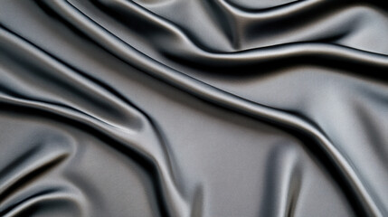 Obraz premium Smooth silk fabric with glowing texture, showcasing elegant folds and drapes