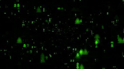 binary code overlay. binary code effect technology - Powered by Adobe