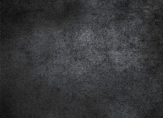 The dark background, black concrete wall surface