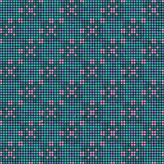 ornament from hand drawn squares. vector seamless pattern. blue, pink; purple repetitive background. modern decorative art. geometric fabric swatch. continuous design template for textile, home decor