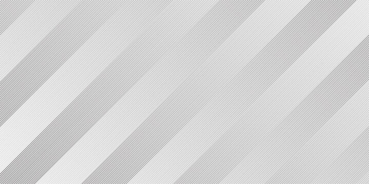 Geometric diagonal oblique vector curve gradient black and white graphic stripe line. Repeated fine diagonal lines Thin slash line stripes diagonal vector elegant background	

