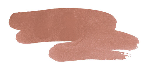 brown watercolor background. Artistic hand paint. Isolated on transparent background.