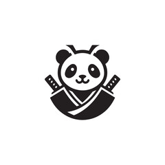 Panda Samurai Logo