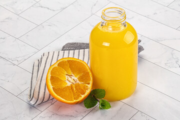 Fresh Orange juice with fruit