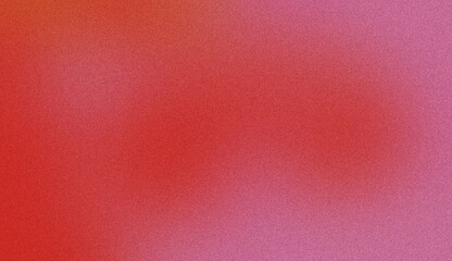 A vibrant, textured background with a gradient transitioning from deep red to soft pink, evoking warmth and passion. Noise background. Gradient texture background