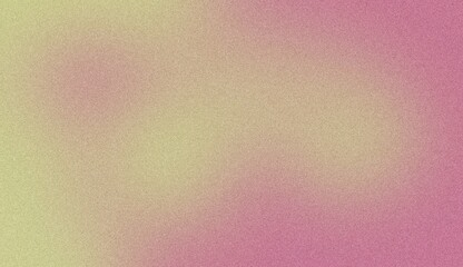 A textured, abstract background with a gradient transitioning from pale yellow to vibrant pink, creating a soft, shimmering effect. Noise background. Gradient texture background