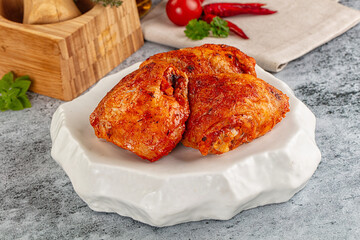 Baked marinated crispy chicken tighs