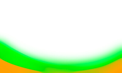 Vibrant Green and Orange Gradient Light Effect Border