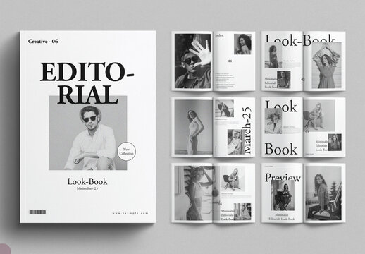 Editorial Lookbook Layout