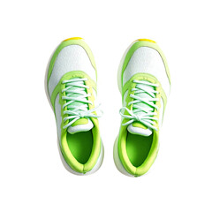 Fresh lime running shoes for fitness enthusiasts perfect for athletic training and vibrant style, ready for your next workout session
