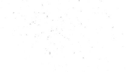 the Natural white snow on the transparent background