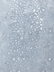 A window with frost on it