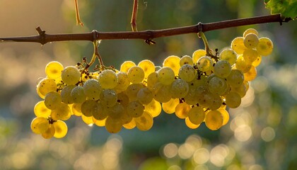 yellow colored, round shaped, productive, high acidity, wine grape variety