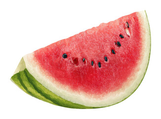 Sliced watermelon kitchen table food natural light isolated on transparent background