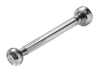 Strength training weightlifting barbell home gym fitness isolated on transparent background