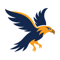 Obraz premium eagle in motion vector