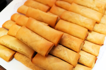 Chinese gourmet spring rolls