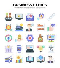 25 Business Ethics Icons. A Comprehensive Guide to Ethical Business Practices