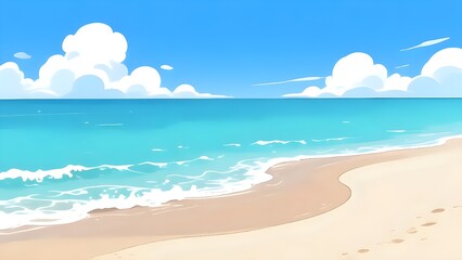 beach and sea