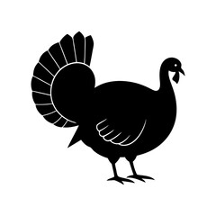  create  silhouette thanksgiving   day turkey  