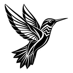 hummingbird vector illustration
