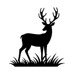 deer silhouette vector