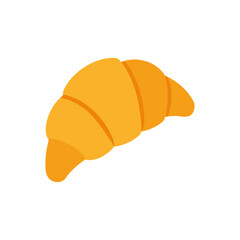 croissant isolated on white background