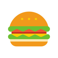 fast food vector burger