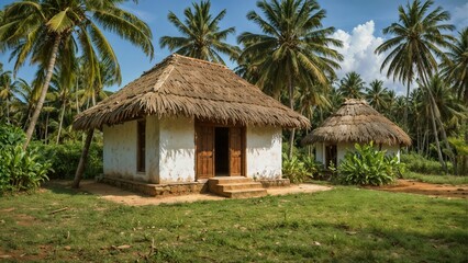 traditional Indian village house
