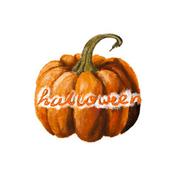 A pumpkin for halloween