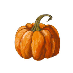 A pumpkin for halloween